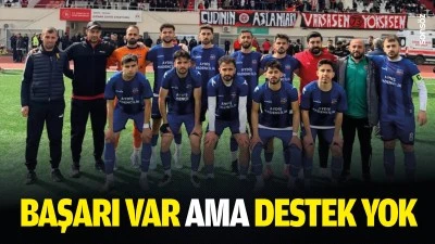 Başarı var ama destek yok
