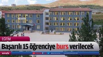 Başarılı 15 &ouml;ğrenciye burs verilecek