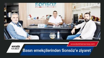 Basın emek&ccedil;ilerinden Sons&ouml;z&rsquo;e ziyaret