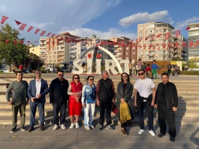 Basın mensuplarından oluşan yabancı uyruklu kafile Siirt'i gezdi