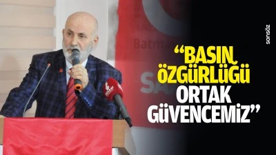 &ldquo;Basın &ouml;zg&uuml;rl&uuml;ğ&uuml;, ortak g&uuml;vencemiz&rdquo;