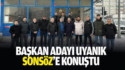 Başkan Adayı Uyanık, Sons&ouml;z&rsquo;e konuştu
