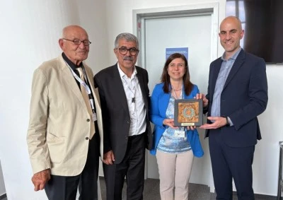 Başkan Bucak, Hannover Belediyesi Başkanı ile g&ouml;r&uuml;şt&uuml;