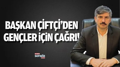 Başkan &Ccedil;ift&ccedil;i&rsquo;den gen&ccedil;ler i&ccedil;in &ccedil;ağrı!