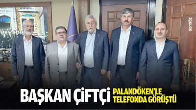 Başkan &Ccedil;ift&ccedil;i, Paland&ouml;ken&rsquo;le telefonda g&ouml;r&uuml;şt&uuml;
