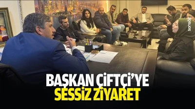 Başkan &Ccedil;ift&ccedil;i&rsquo;ye sessiz ziyaret