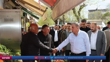 Başkan Şahin'den, esnafa teşekk&uuml;r ziyareti