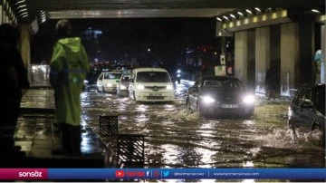 Başkentte sağanak etkili oldu