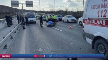 Başkentte trakt&ouml;rle &ccedil;arpışan motosikletin s&uuml;r&uuml;c&uuml;s&uuml; &ouml;ld&uuml;