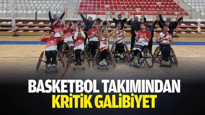 Basketbol takımından kritik galibiyet