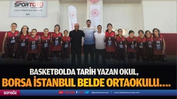 Basketbolda tarih yazan okul