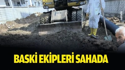 BASKİ ekipleri sahada