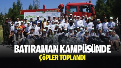 Batıraman Kamp&uuml;s&uuml;nde &ccedil;&ouml;pler toplandı