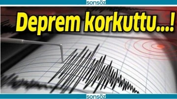 Batman&rsquo;da Deprem korkuttu!