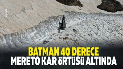 Batman 40 derece, Mereto kar &ouml;rt&uuml;s&uuml; altında