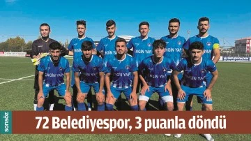 BATMAN 72 BELEDİYESPOR, 3 PUANLA D&Ouml;ND&Uuml;