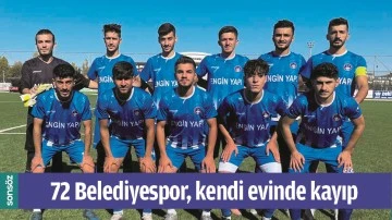 BATMAN 72 BELEDİYESPOR, KENDİ EVİNDE KAYIP