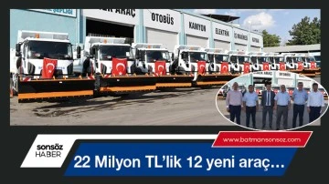 Batman&rsquo;a 22 Milyon TL&rsquo;lik 13 yeni ara&ccedil;&hellip;