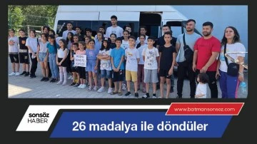 Batman'a 26 madalya ile d&ouml;nd&uuml;ler