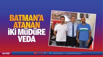 Batman&rsquo;a atanan iki m&uuml;d&uuml;re veda..