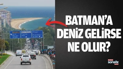 Batman&rsquo;a deniz gelirse ne olur?