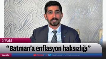 &ldquo;Batman&rsquo;a enflasyon haksızlığı&rdquo;