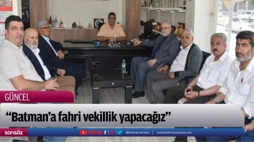 &ldquo;Batman&rsquo;a fahri vekillik yapacağız&rdquo;