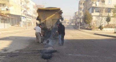 Batman&rsquo;a iki ayda 3 bin 150 ton asfalt serildi
