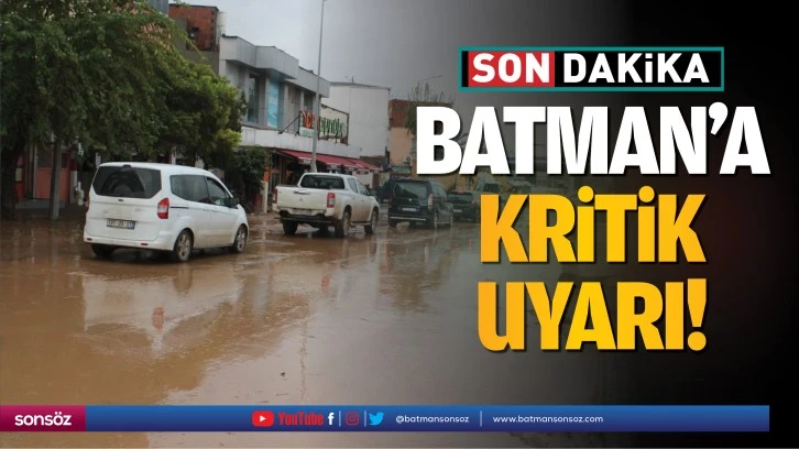 Batman&rsquo;a kritik uyarı