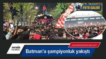 Batman&rsquo;a şampiyonluk yakıştı