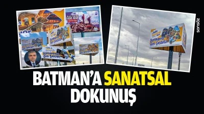 Batman&rsquo;a sanatsal dokunuş