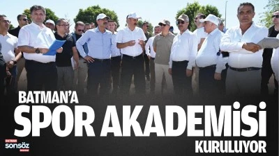 Batman&rsquo;a spor akademisi kuruluyor