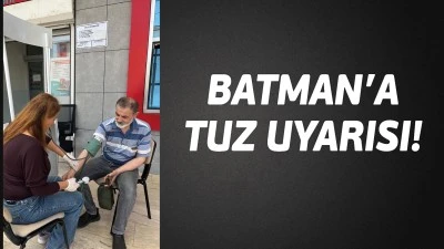 Batman&rsquo;a tuz uyarısı!