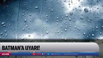 BATMAN&rsquo;A UYARI!