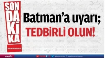 Batman&rsquo;a uyarı!