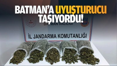 Batman&rsquo;a uyuşturucu taşıyordu!