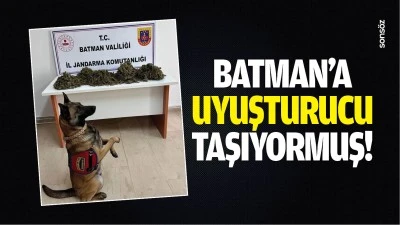 Batman&rsquo;a uyuşturucu taşıyormuş!