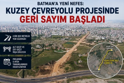 Batman&rsquo;a yeni nefes: Kuzey &Ccedil;evreyolu Projesinde geri sayım başladı