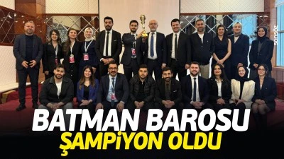 Batman Barosu şampiyon oldu
