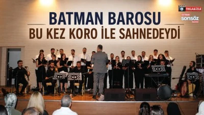 Batman Barosu bu kez koro ile sahnedeydi