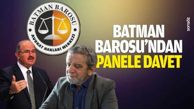 Batman Barosu&rsquo;ndan panele davet