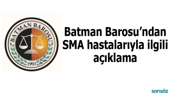 BATMAN BAROSU&rsquo;NDAN SMA HASTALARIYLA İLGİLİ A&Ccedil;IKLAMA
