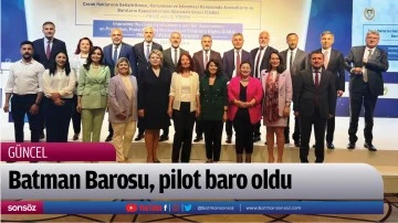 Batman Barosu, pilot baro oldu