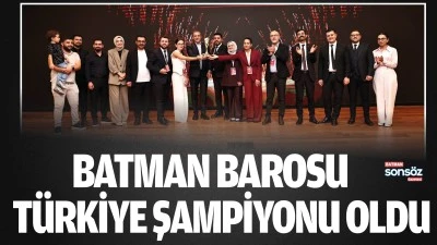 Batman Barosu, T&uuml;rkiye şampiyonu oldu