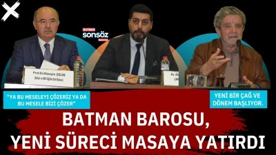 Batman Barosu, yeni s&uuml;reci masaya yatırdı