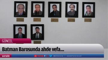 Batman Barosunda ahde vefa...