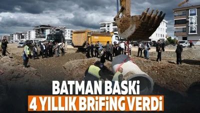 Batman BASKİ, 4 yıllık brifing verdi