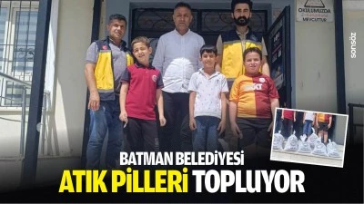 Batman Belediyesi, atık pilleri topluyor