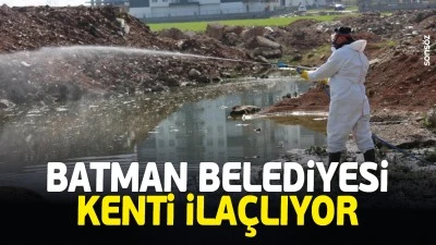 Batman Belediyesi, kenti ila&ccedil;lıyor