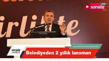 Batman Belediyesi'nden 2 yıllık lansman